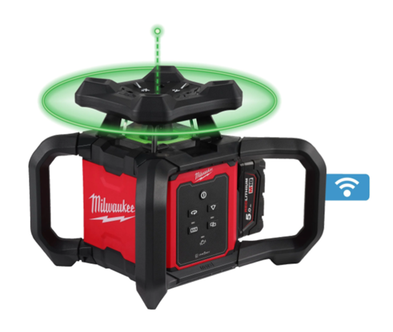 Ротационен лазерен нивелир MILWAUKEE M18RLOHVG300-501C RO 4933493194